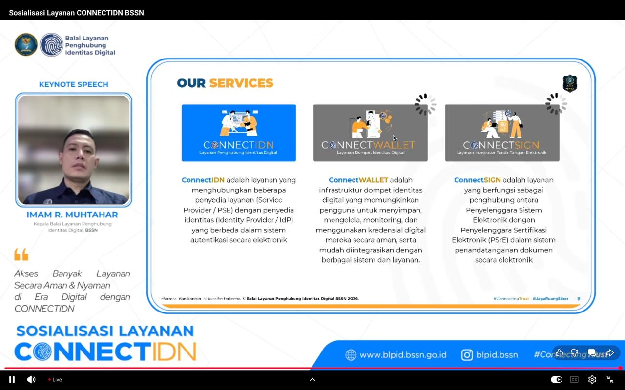 Sosialisasi Layanan CONNECTIDN BSSN